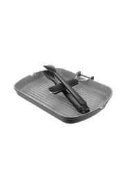 Bistecchiera Petra da 26x36 cm con pinza in nylon