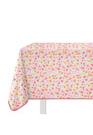 Tovaglia antimacchia 140x230 cm fiori rosa