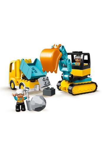 Camion e scavatrice cingolata Duplo Lego