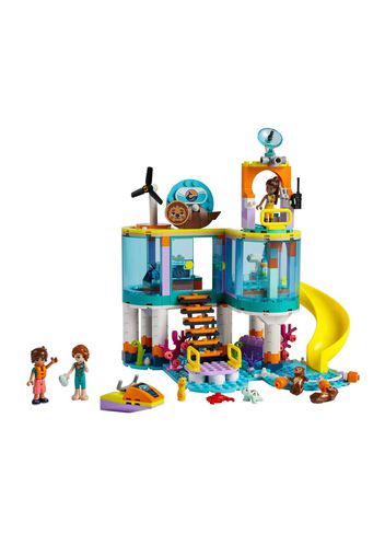 Centro di soccorso marino con personaggi Lego