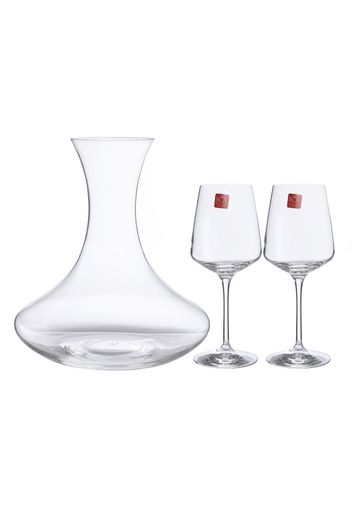 Set calici 2 pezzi con decanter