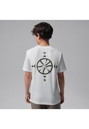 T-shirt Jordan Jumpman Compass – Ragazzo/a - Bianco