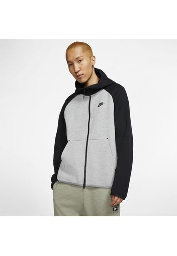 Felpa con cappuccio e zip a tutta lunghezza Nike Sportswear Tech Fleece - Uomo - Grigio