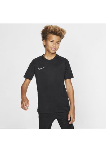 Maglia da calcio a manica corta Nike Dri-FIT Academy - Ragazzi - Nero