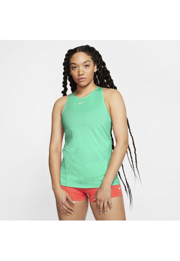 Canotta in mesh Nike Pro - Donna - Verde