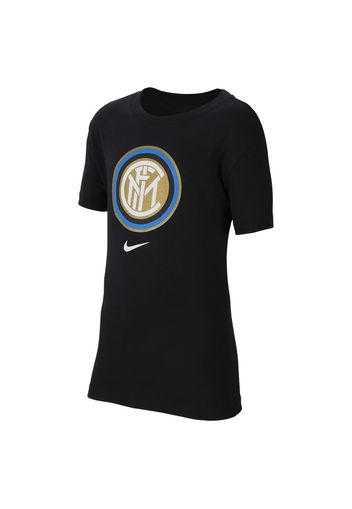 T-shirt da calcio Inter - Ragazzi - Nero