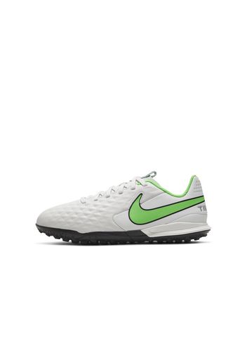 Scarpa da calcio per campi in erba artificiale/sintetica Nike Jr. Tiempo Legend 8 Academy TF - Bambini/Ragazzi - Grigio