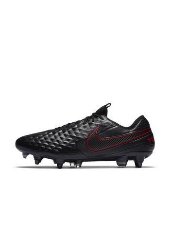 Scarpa da calcio per terreni morbidi Nike Tiempo Legend 8 Elite SG-PRO Anti-Clog Traction - Nero