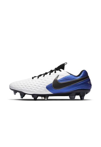 Scarpa da calcio per terreni morbidi Nike Tiempo Legend 8 Elite SG-PRO Anti-Clog Traction - Bianco