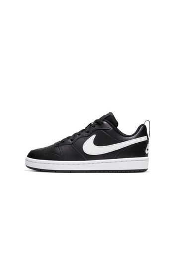 Scarpa Nike Court Borough Low 2 - Ragazzi - Nero