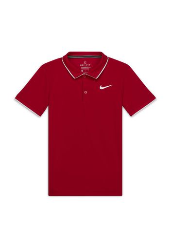 Polo da tennis NikeCourt Dri-FIT - Ragazzo - Red