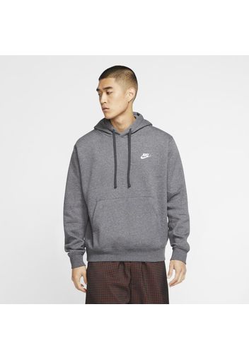 Felpa pullover con cappuccio Nike Sportswear Club Fleece - Grigio