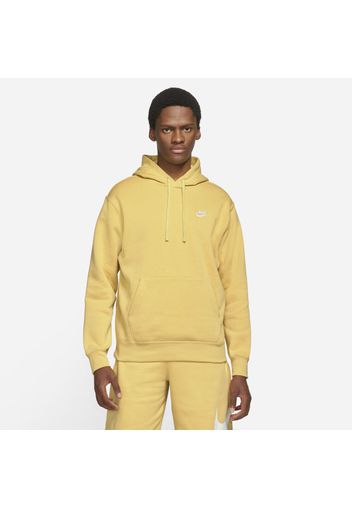 Felpa pullover con cappuccio Nike Sportswear Club Fleece - Giallo