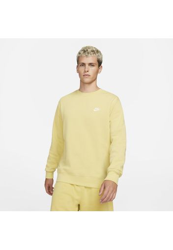 Maglia a girocollo Nike Sportswear Club Fleece - Giallo