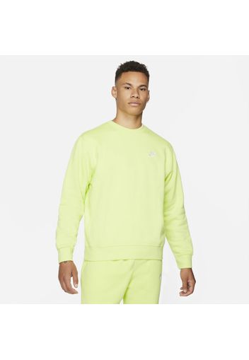 Maglia a girocollo Nike Sportswear Club Fleece - Giallo