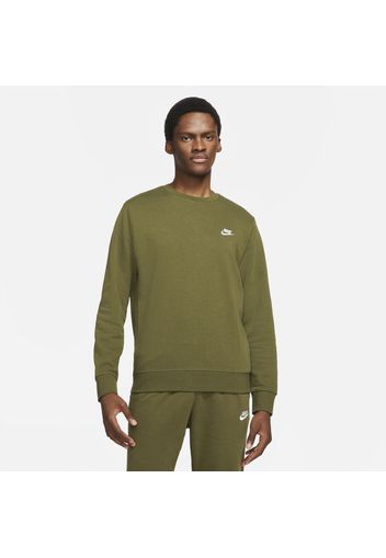 Maglia a girocollo in French Terry Nike Sportswear - Uomo - Verde