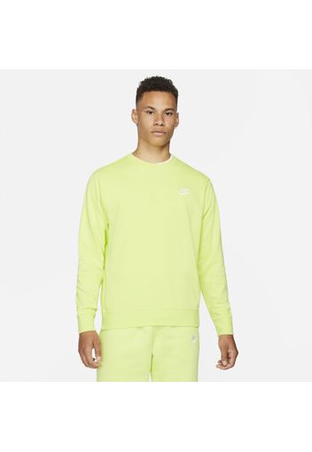 Maglia a girocollo in French Terry Nike Sportswear - Uomo - Giallo