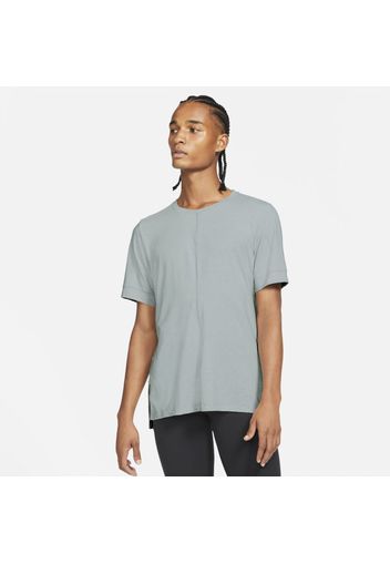 Maglia a manica corta Nike Yoga Dri-FIT - Uomo - Grigio