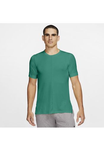 Maglia a manica corta Nike Yoga Dri-FIT - Uomo - Verde