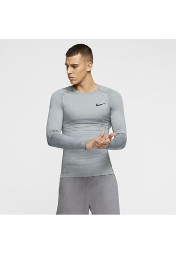 Maglia a manica lunga Tight Fit Nike Pro - Uomo - Grigio