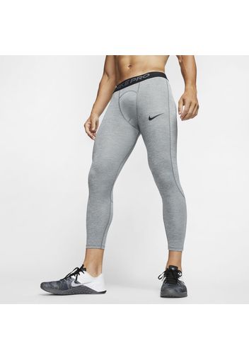 Tights a 3/4 Nike Pro - Uomo - Grigio