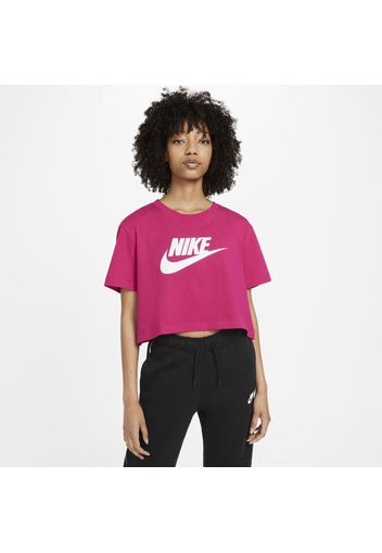 T-shirt ridotta Nike Sportswear Essential - Donna - Rosa