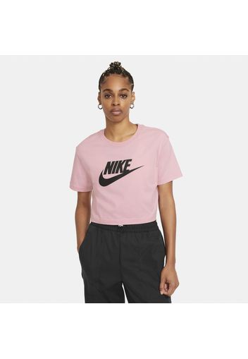 T-shirt ridotta Nike Sportswear Essential - Donna - Rosa