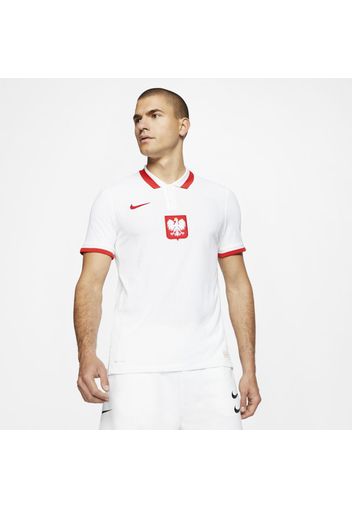 Maglia da calcio Polonia 2020 Vapor Match da uomo - Home - Bianco