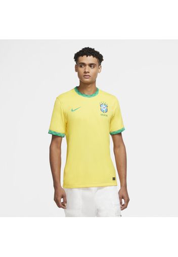 Maglia da calcio Brasile 2020 Stadium da uomo - Home - Giallo