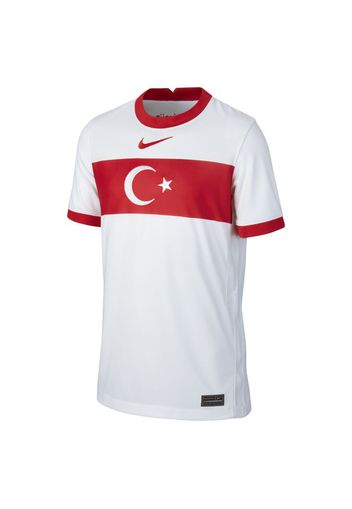 Maglia da calcio Turchia 2020 Stadium per ragazzi - Home - Bianco