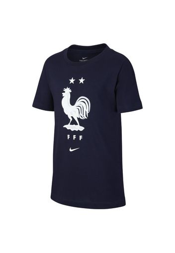 T-shirt da calcio FFF - Ragazzi - Blu