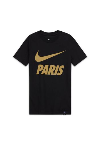 T-shirt da calcio Paris Saint-Germain - Ragazzi - Nero