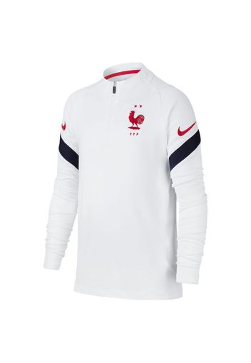 Maglia da calcio per allenamento FFF Strike - Ragazzi - Bianco