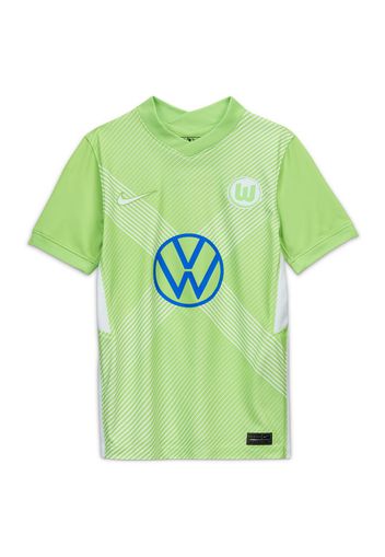 Maglia da calcio VfL Wolfsburg 2020/21 Stadium per ragazzi - Home - Giallo