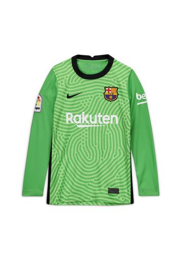 Maglia da calcio FC Barcelona 2020/21 Stadium Goalkeeper - Ragazzi - Verde