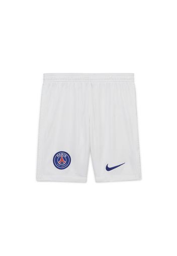 Shorts da calcio Paris Saint-Germain 2020/21 Stadium per ragazzi - Home/Away - Bianco