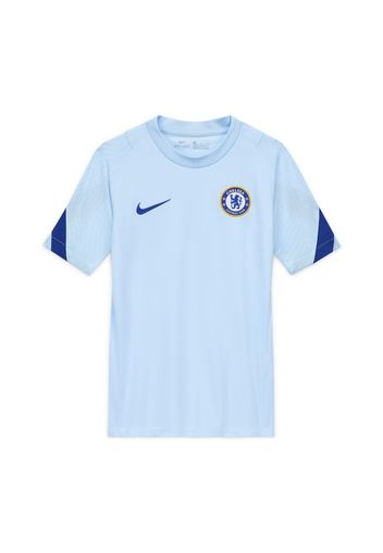 Maglia da calcio a manica corta Chelsea FC Strike - Ragazzi - Blu