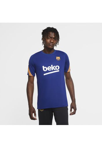 Maglia da calcio a manica corta FC Barcelona Strike - Uomo - Blu