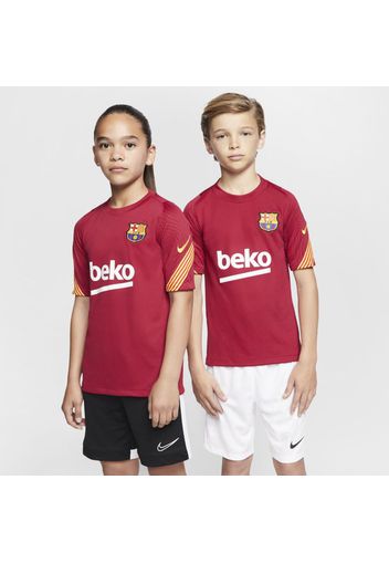 Maglia da calcio a manica corta FC Barcelona Strike - Ragazzi - Red