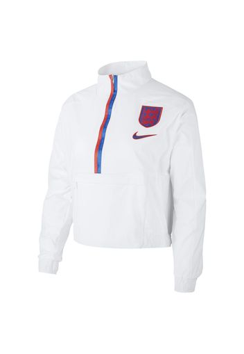 Maglia da calcio con zip a 1/4 Inghilterra - Donna - Bianco