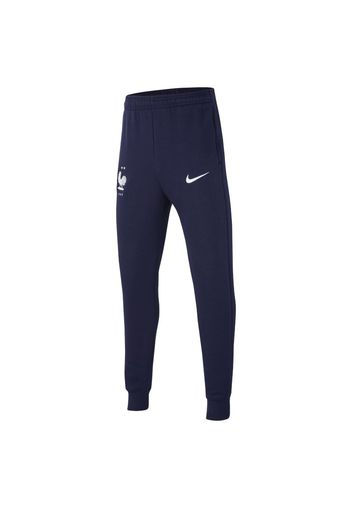 Pantaloni da calcio in fleece FFF - Ragazzi - Blu