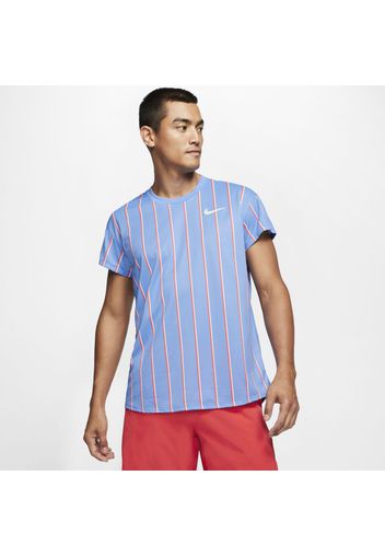 Maglia da tennis a manica corta NikeCourt Slam - Uomo - Blu