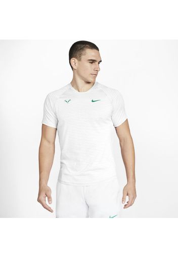 Maglia da tennis a manica corta NikeCourt AeroReact Rafa Slam - Uomo - Bianco