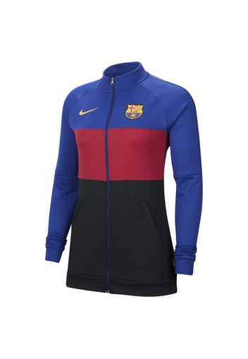 Track jacket da calcio FC Barcelona - Donna - Blu