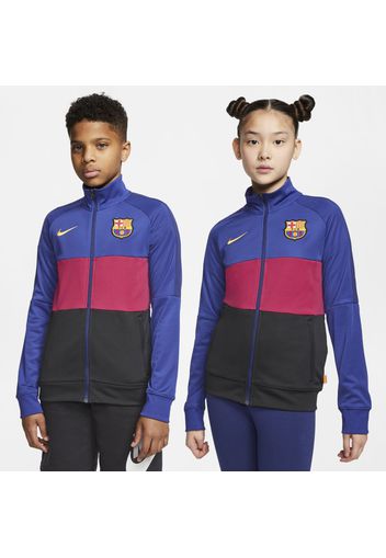 Track jacket da calcio FC Barcelona - Ragazzi - Blu