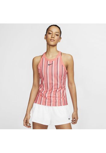 Canotta da tennis stampata NikeCourt Dri-FIT - Donna - Rosa