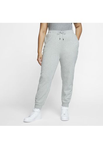 Nike Plus Size - Pantaloni in fleece Sportswear Essential - Donna - Grigio