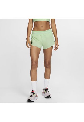 Shorts da running Nike AeroSwift - Donna - Verde
