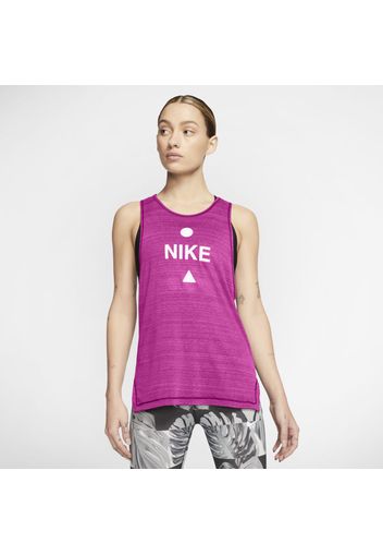 Canotta da running Nike Icon Clash - Donna - Rosa