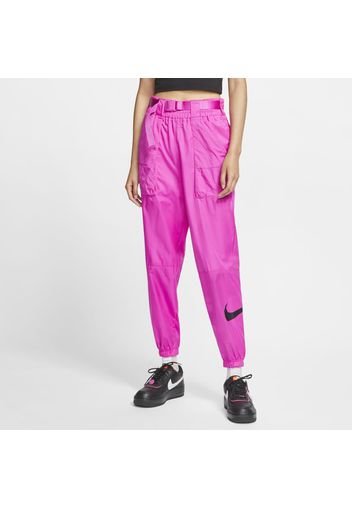 Pantaloni in woven con Swoosh Nike Sportswear - Donna - Red